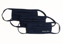 Load image into Gallery viewer, Blue Proper Public Reusable Face Mask, pack of three masks