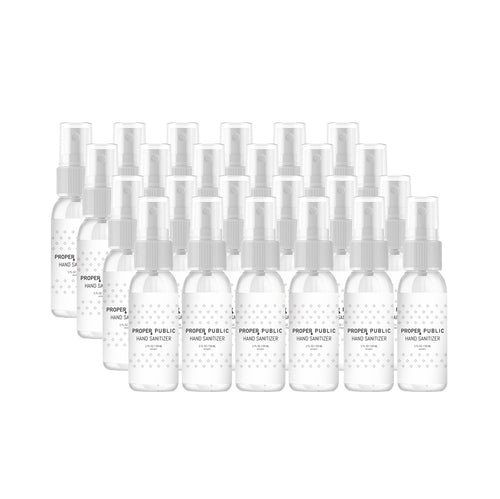 Proper Public Hand Sanitizer clean + clear, pack of twenty-four