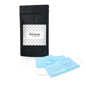 Proper Public Blue 3-ply Disposable Masks, in pack of ten